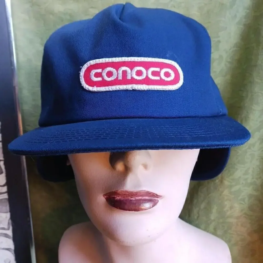 ConocoPhillips Ball Cap Vintage Insulated Ear Flaps